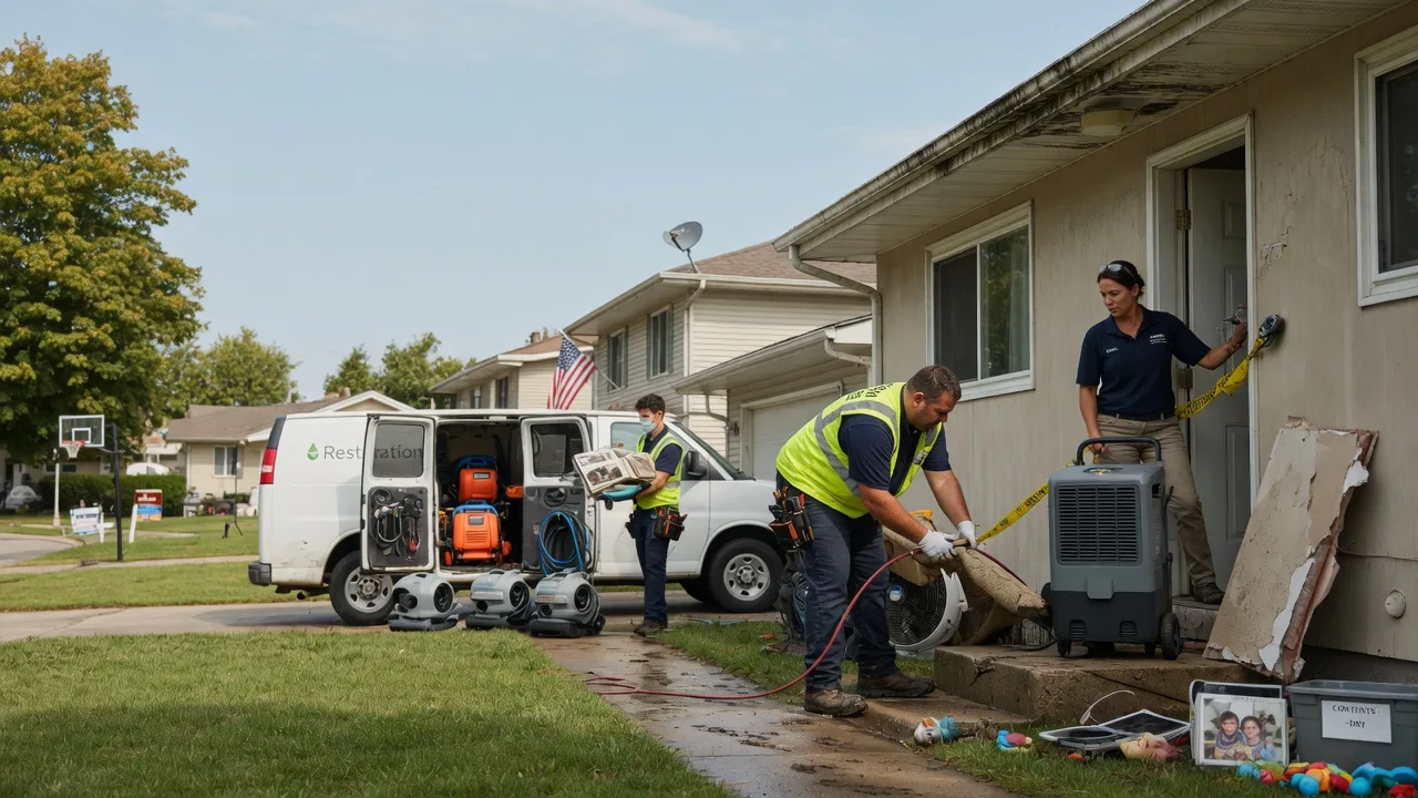 Water Damage Restoration in Rothschild, WI near me